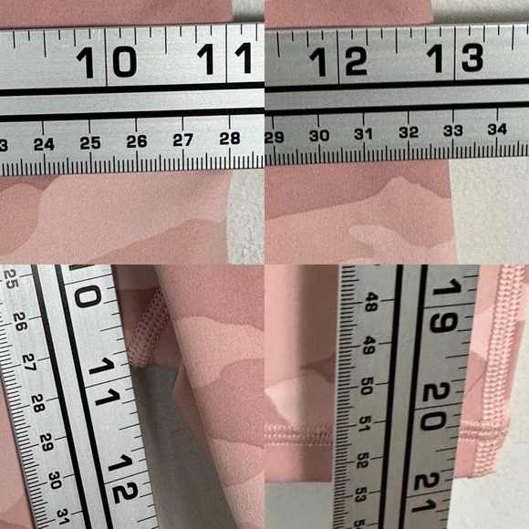 Athleta Elation Camo Pink Leggings Size‎ XXS 7/8 Length Yoga Run Fitness Pants - Picture 14 of 15